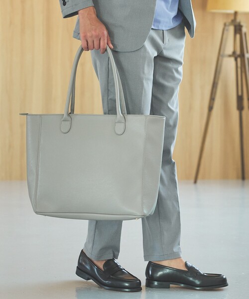 ABAHOUSE GRAY トートバッグ 「ON/OFF兼用」ネオシボレザー トート