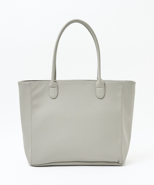 Ayako トートバッグ アイボリー×グレー ABAHOUSE GRAY トートバッグ 「ON/OFF兼用」ネオシボレザー トート