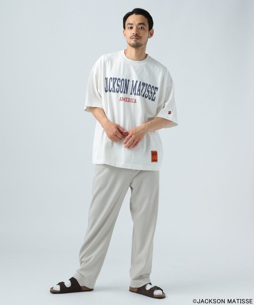 「JACKSON MATISSE」 半袖Tシャツ MEDIUM オフホワイト メンズ_画像2