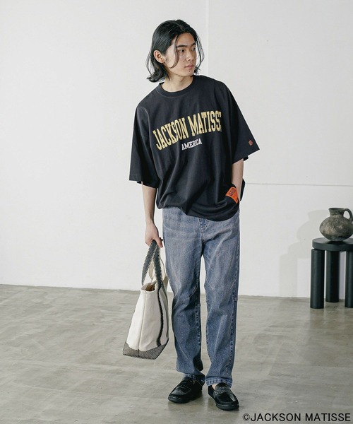 「JACKSON MATISSE」 半袖Tシャツ MEDIUM オフホワイト メンズ_画像6