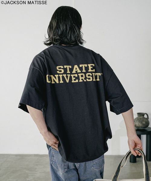 「JACKSON MATISSE」 半袖Tシャツ MEDIUM オフホワイト メンズ_画像9