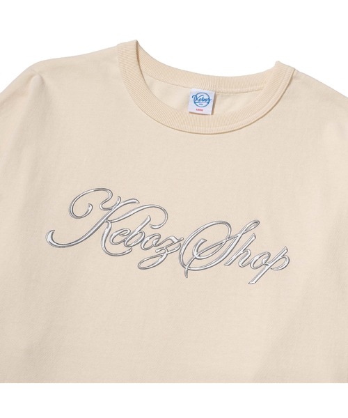 「KEBOZ」 長袖Tシャツ X-LARGE ホワイト メンズ_画像3