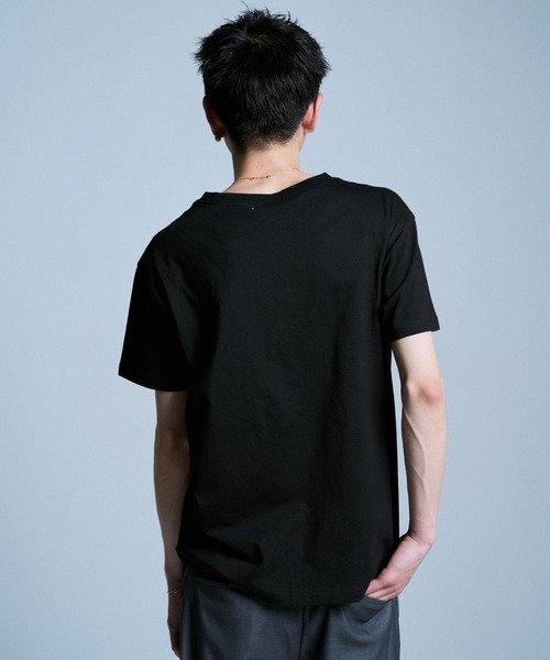 Camphor wood tシャツ GRAPHIC SPACE RHINESTONE TEE / ラインストーン