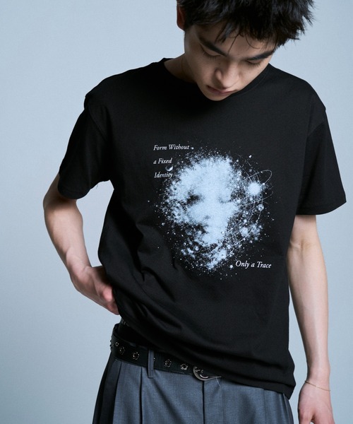 CAMPHOR WOOD tシャツ GRAPHIC SPACE RHINESTONE TEE / ラインストーン