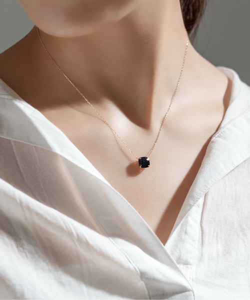 「Jewel closet by L&Co.」 ネックレス FREE ブラック レディース_画像3