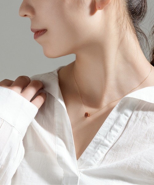 「Jewel closet by L&Co.」 ネックレス FREE ブラック レディース_画像5