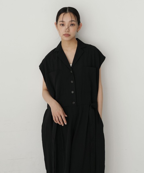 hellam（ヘラム） サロペット オーバーオール リネンライクフレンチ