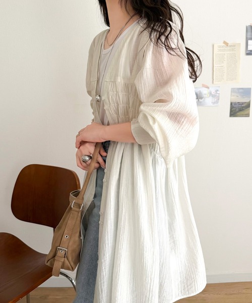 「classicalelf」 長袖チュニック LARGE ブルー レディース_画像7