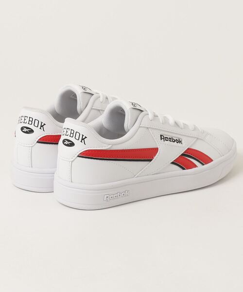 「Reebok」 ローカットスニーカー 26.5cm ホワイト×レッド メンズ_画像2