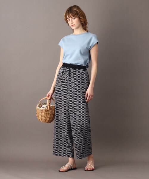 「DRESSTERIOR」 半袖カットソー 36 オフホワイト レディース_画像6