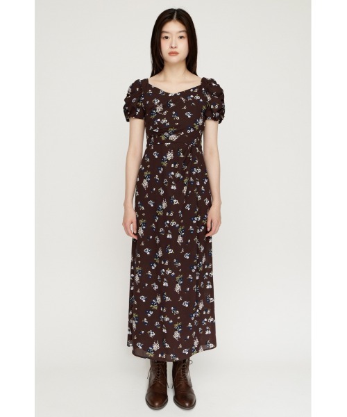 美品ヴィンテージ70sthe sample shopハワイ花柄ロングワンピースL SLY（スライ） ワンピース 半袖 VINTAGE FLOWER L/OP ヴィンテージ