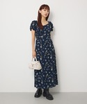 ワンピース 半袖 VINTAGE FLOWER...の詳細画像5
