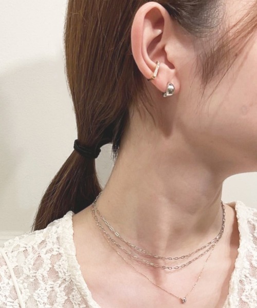 エテ K10PG ダイヤモンド0.1カラット ネックレス エテ K10PG ダイヤモンド0.1カラット ネックレス - メルカリ