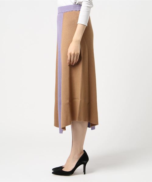 好評安い スカート ZOZOTOWN PayPayモール店 - 通販 - PayPayモール TAN / タン:COL.COMBINATION SKIRT:19AW-2 品質保証