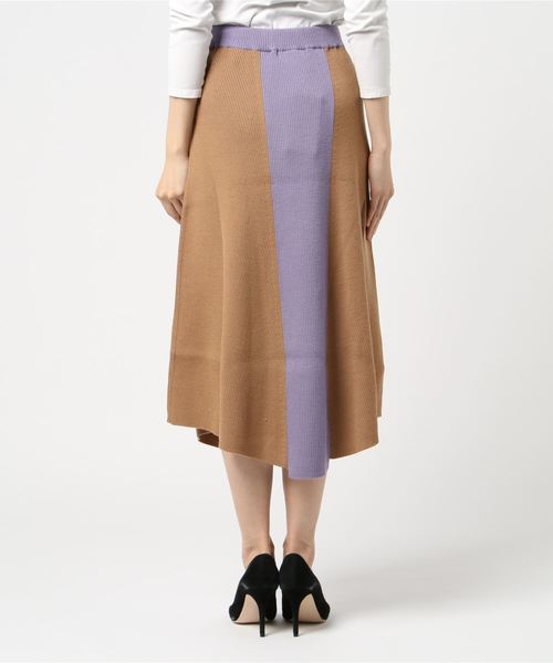 好評安い スカート ZOZOTOWN PayPayモール店 - 通販 - PayPayモール TAN / タン:COL.COMBINATION SKIRT:19AW-2 品質保証