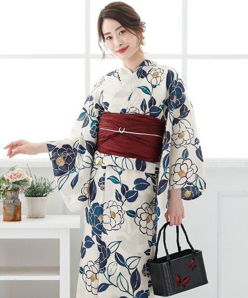 yulie 浴衣 ＼19種類から選べるレディース3点セット／「大人浴衣+