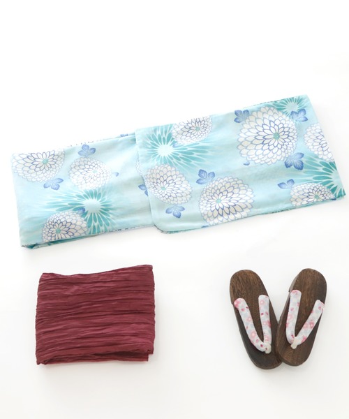 yulie 浴衣 ＼19種類から選べるレディース3点セット／「大人浴衣+