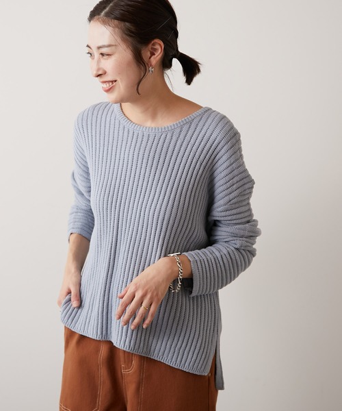 ニット 変形リブクルーネックニット Zozotown Paypayモール店 通販 Paypayモール