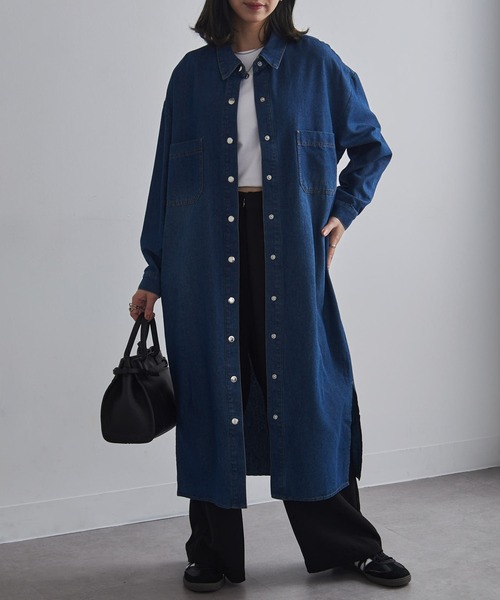 SETUP7（セットアップセブン） シャツワンピース 「SETUP7」デニム