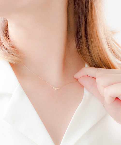 ESTELLE（エステール） ネックレス K10 イエローゴールド ダイヤモンド