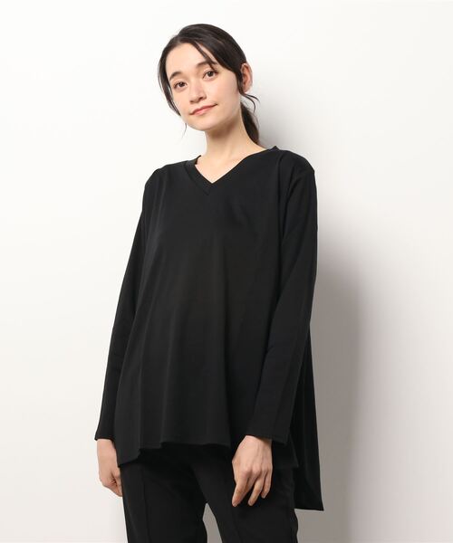 tシャツ SALON1979/ベイクドコットンPO レディース DECOY SINCE 1981 tシャツ トリコットストライププルオーバー