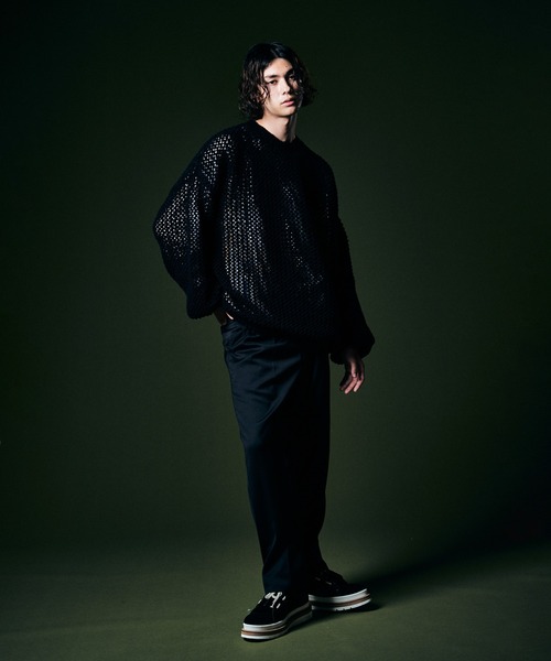glamb セーター ニット Low Gauge Mesh Knit / ローゲージ
