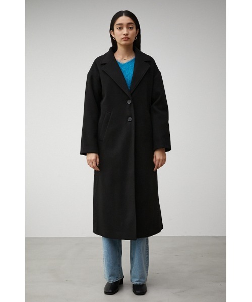 moussy チェスターコートSINGLE CHESTER ロングコートウール