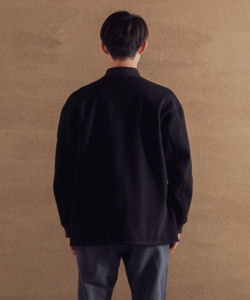 Jackman（ジャックマン） スタジャン Melton Award Jacket メンズ