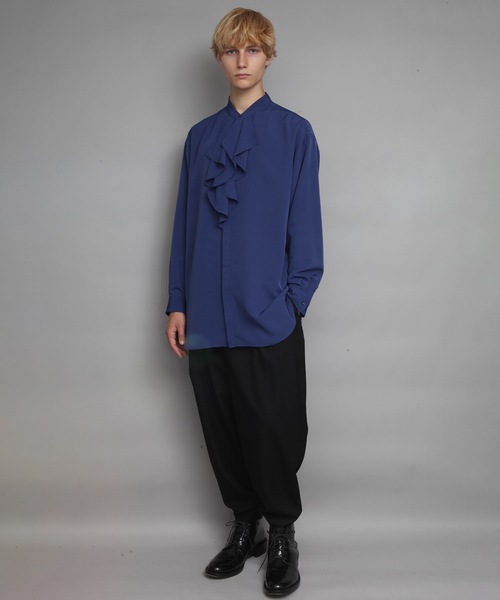 ATO シャツ OVERSIZED FRILL SHIRTS メンズ : ZOZOTOWN Yahoo!店