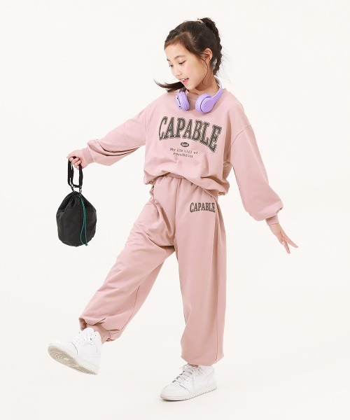 Dior スウェット トレーナー ピンク 起毛 パイル ロゴ 部屋着 パジャマ devirock（デビロック） パジャマ 「普段着でもルームウェアでも