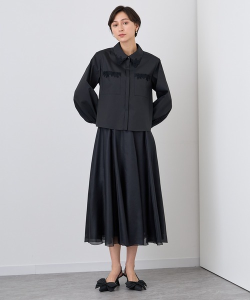 ウニョン　美品　アナイ　長袖ブラウス　サイズ38 楽天市場】【Eternal Line 2025】シアーオーガンジーボウタイ ブラウス