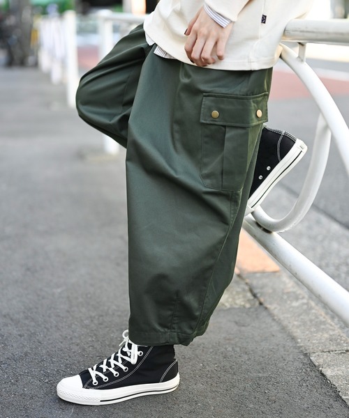 S'more カーゴパンツ Pocket cargo pants レディース メンズ