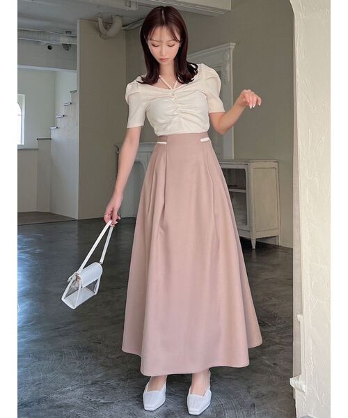 RESEXXY（リゼクシー） スカート ウエストオープンフレアスカート