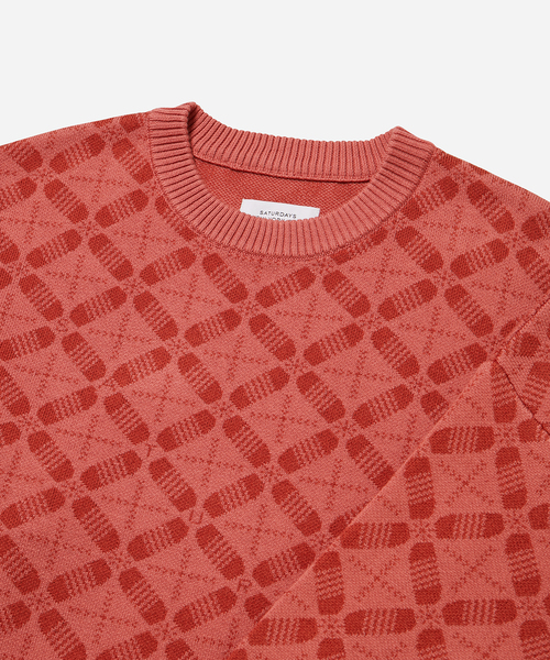 Saturdays NYC ニット セーター Hunakai Blockprint Sweater