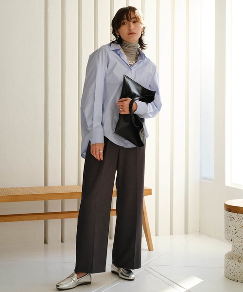 パンツ Miya Mia スラックス パンツ ベーシックダーツハンサムパンツ レディース