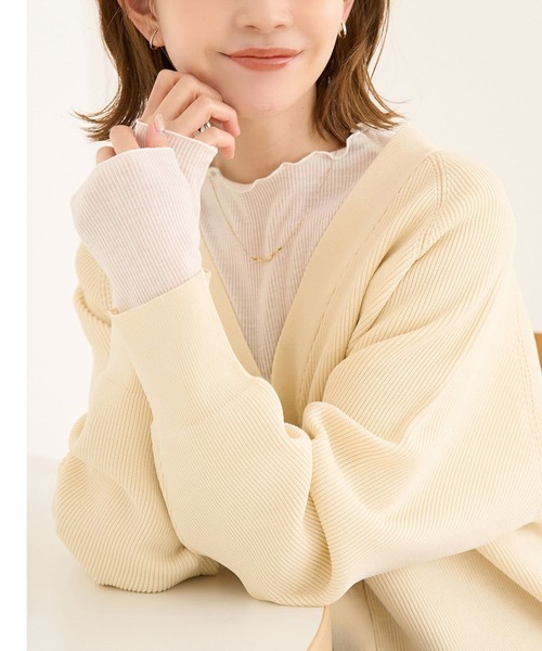 ROPE' PICNIC（ロペ ピクニック） tシャツ シアーカットプチハイネック