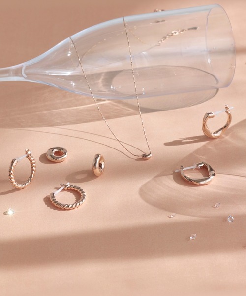 Phoebe（フィービー） ピアス 「金属アレルギー対応」ウェーブフープ