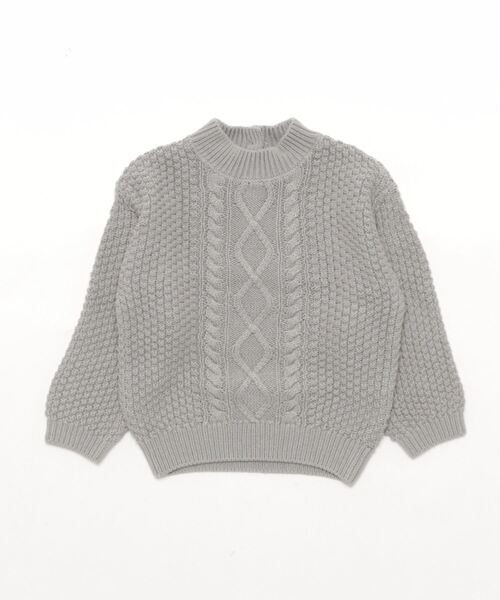 Quincy Mae（クインシーメイ） ベビー Quincy MaeCABLE KNIT SWEATER