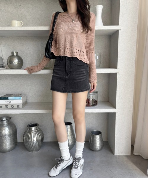 miniministore デニムスカート デニムスカパン キュロット