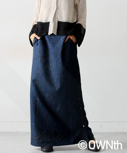 OWNth スカート ボタンスリットタイトスカート : ZOZOTOWN Yahoo