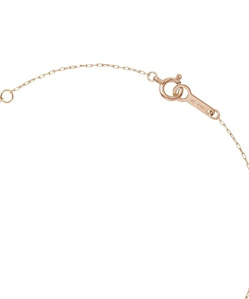 ネックレス 「6月誕生石」K10ピンクゴールド ネックレス レディースの画像