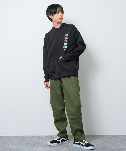 RAT EFFECT パンツ ワイドシェフパンツ キッズ 子供服 男の子