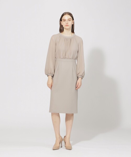 EPOCA（エポカ） ワンピース 「24 TWENTY FOUR Noble」 シフォンコンビ