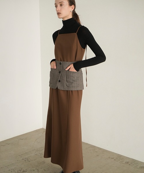 CLANE（クラネ） ジャンパースカート SKIRT SET MERMAID LINE ONEPIECE 