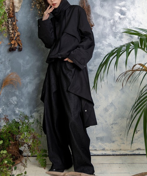 Nora Lily（ノラリリー） 「Nora Lily」Stand Collar Docking Trench