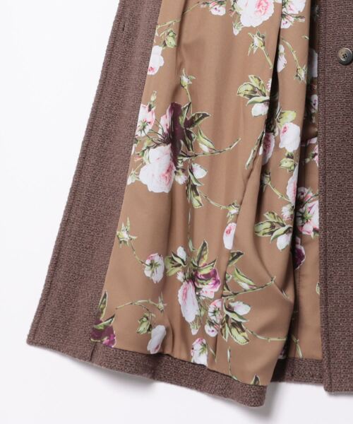 INGEBORG（インゲボルグ） ステンカラーコート コート ツイードロング