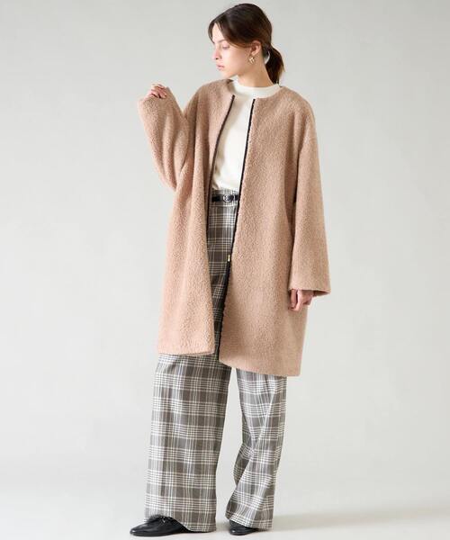 Tiara（ティアラ） パンツ サイドボタンワイドパンツ レディース