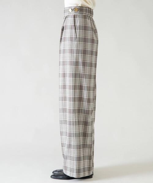 Tiara（ティアラ） パンツ サイドボタンワイドパンツ レディース