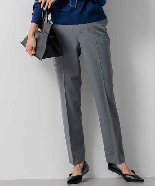 【Oggi2月号掲載/洗える】ウォームストレッチ テーパード パンツ パンツ 「Oggi2月号掲載/洗える」ウォームストレッチ テーパード