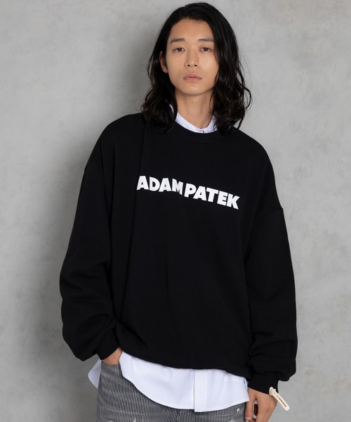 トレーナー スウェット 「ADAMPATEK/アダムパテック」logo crew neck / ロゴクルーネックスウェット レディース メンズ ADAM PATEK トレーナー スウェット 「ADAMPATEK/アダムパテック
